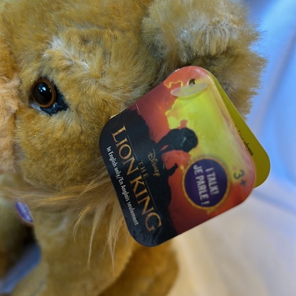 Lion king stuffed animal Talks NWT - Picture 5 of 6